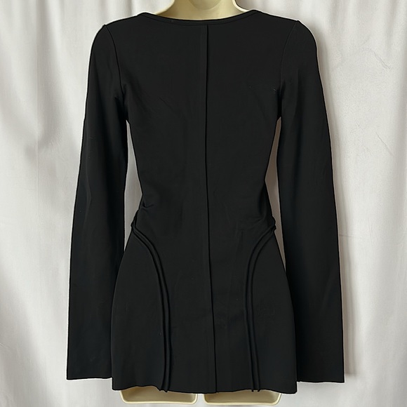 Prada Authenticated Black Long Sleeve Stretchy Shirt Top **Size S**🔥🔥 - Picture 2 of 6